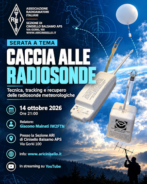 Serata a tema - Caccia alle radiosonde Serata a tema - Caccia alle radiosonde