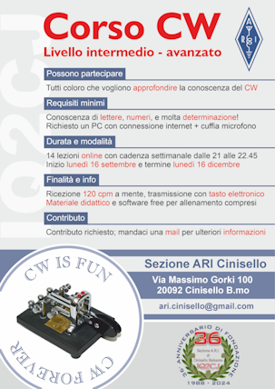 Corso online CW 2024